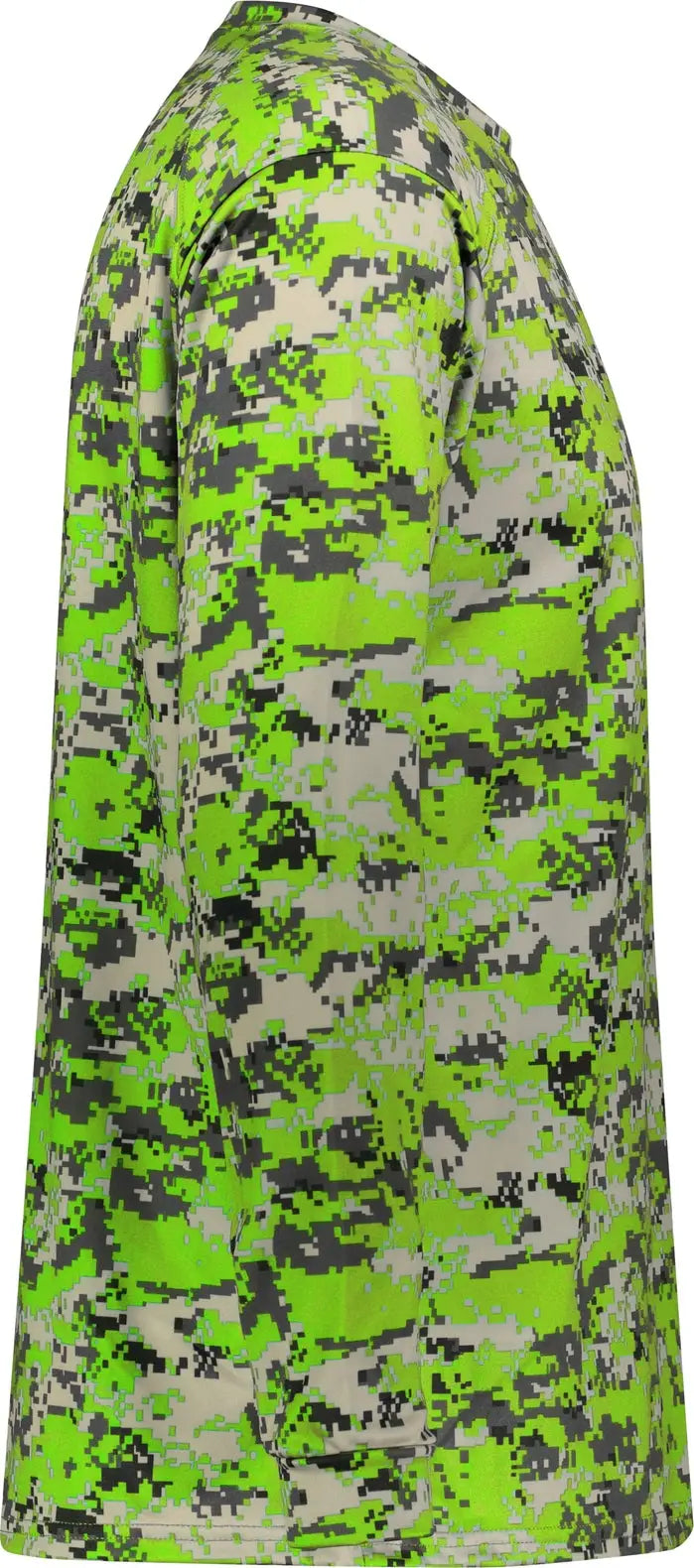 Badger Sport 2184 Youth Digital L/s Tee - Lime