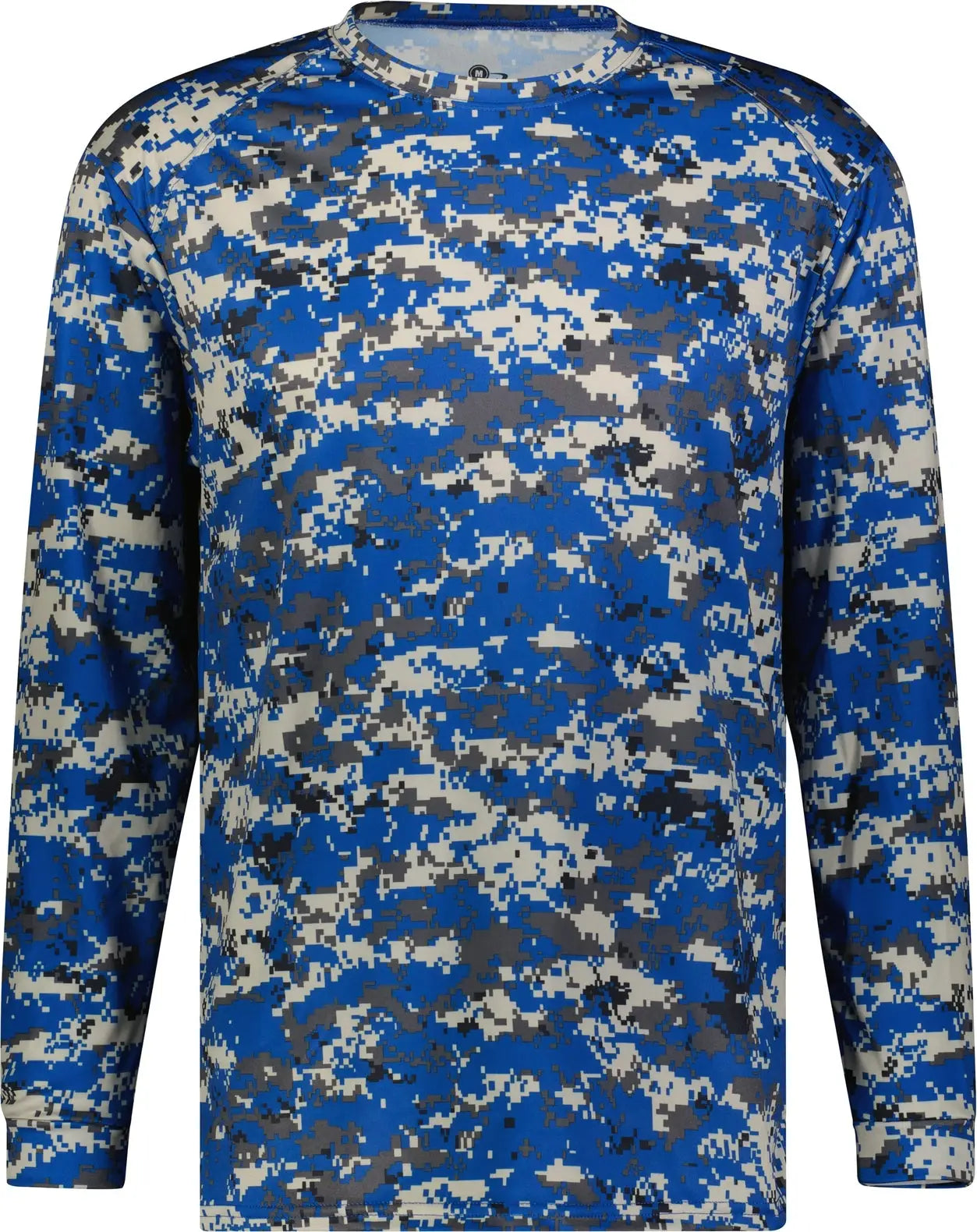 Badger Sport 2184 Youth Digital L/s Tee - Royal - Xs