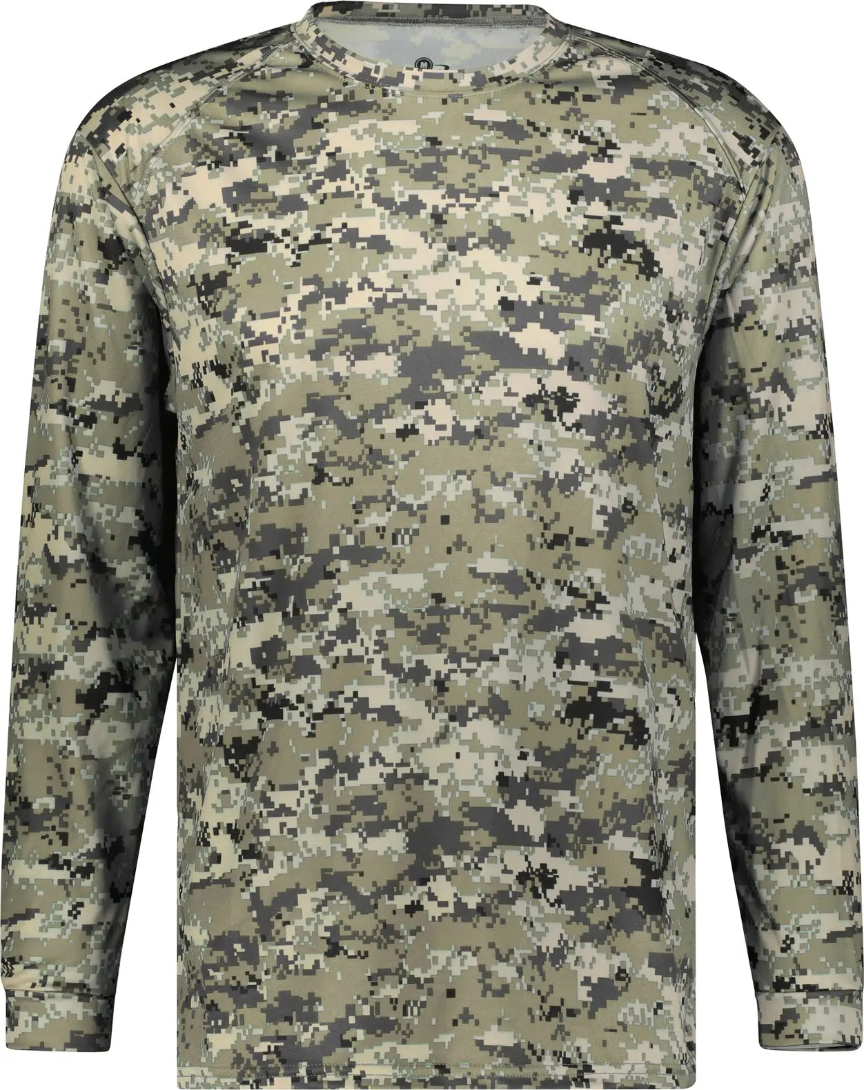 Badger Sport 2184 Youth Digital L/s Tee - Sand - Xs