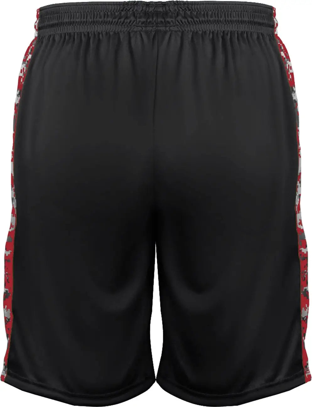 Badger Sport 218900 Digital Panel Youth Short - Black Red