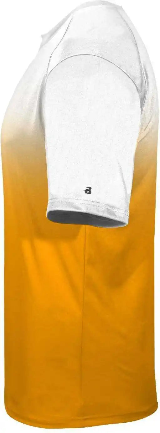 Badger Sport 2203 Ombre Youth Tee - White Gold