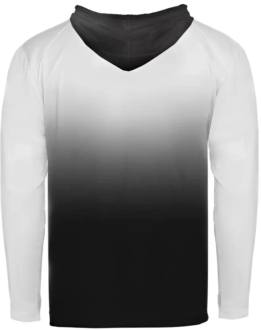 Badger Sport 2205 Ombre Youth Hoodie Tee - Black - m