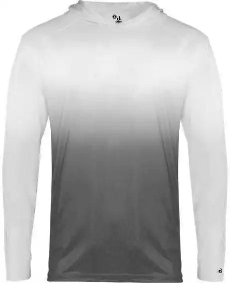 Badger Sport 2205 Ombre Youth Hoodie Tee - Graphite