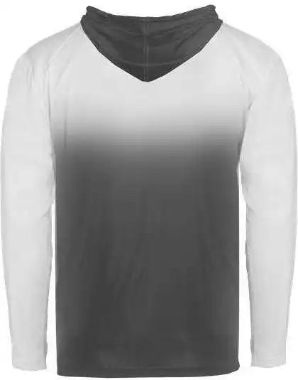 Badger Sport 2205 Ombre Youth Hoodie Tee - Graphite
