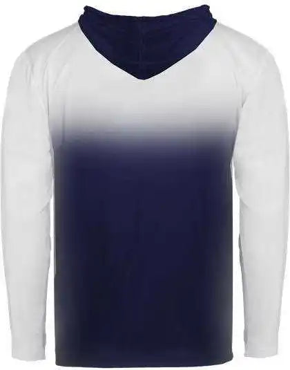 Badger Sport 2205 Ombre Youth Hoodie Tee - Navy