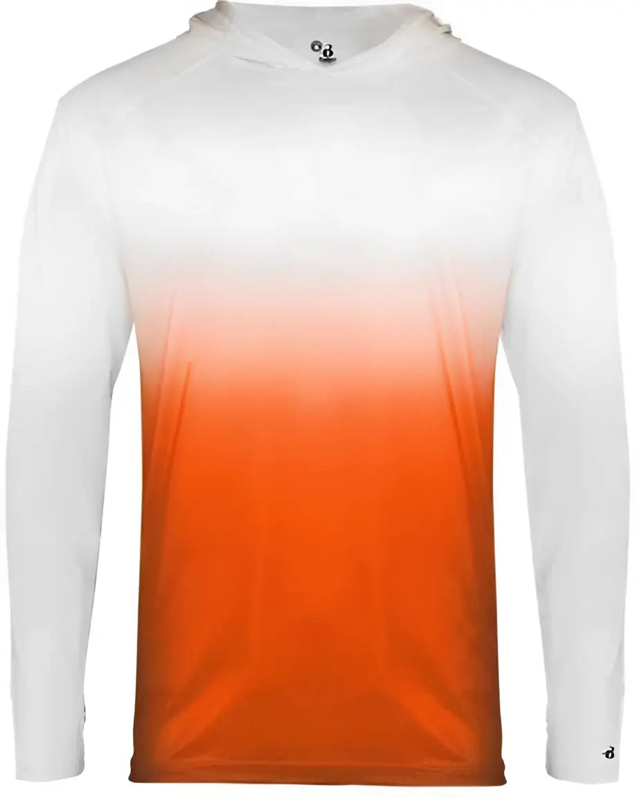 Badger Sport 2205 Ombre Youth Hoodie Tee - Orange - Xs