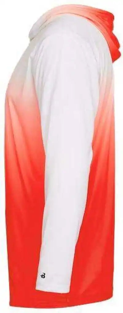Badger Sport 2205 Ombre Youth Hoodie Tee - Red