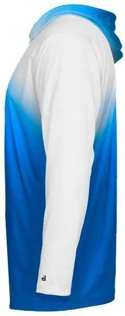 Badger Sport 2205 Ombre Youth Hoodie Tee Royal