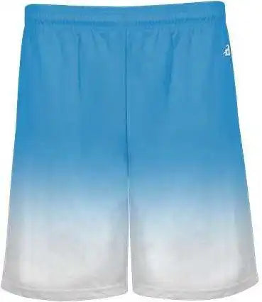 Badger Sport 2206 Ombre Youth Short - Columbia Blue White