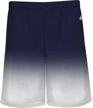 Badger Sport 2206 Ombre Youth Short - Navy White