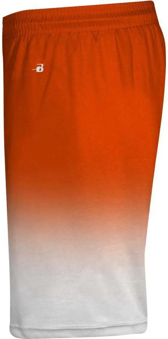 Badger Sport 2206 Ombre Youth Short - Orange White - Xl