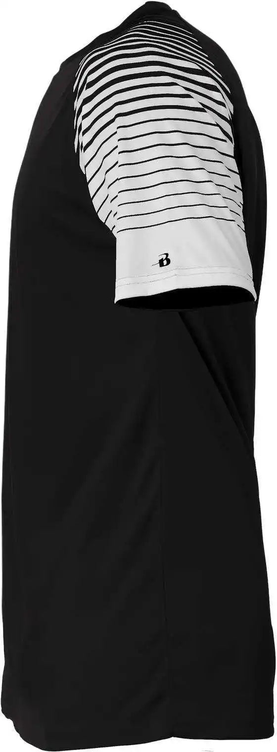 Badger Sport 2210 Lineup Youth Tee - Black
