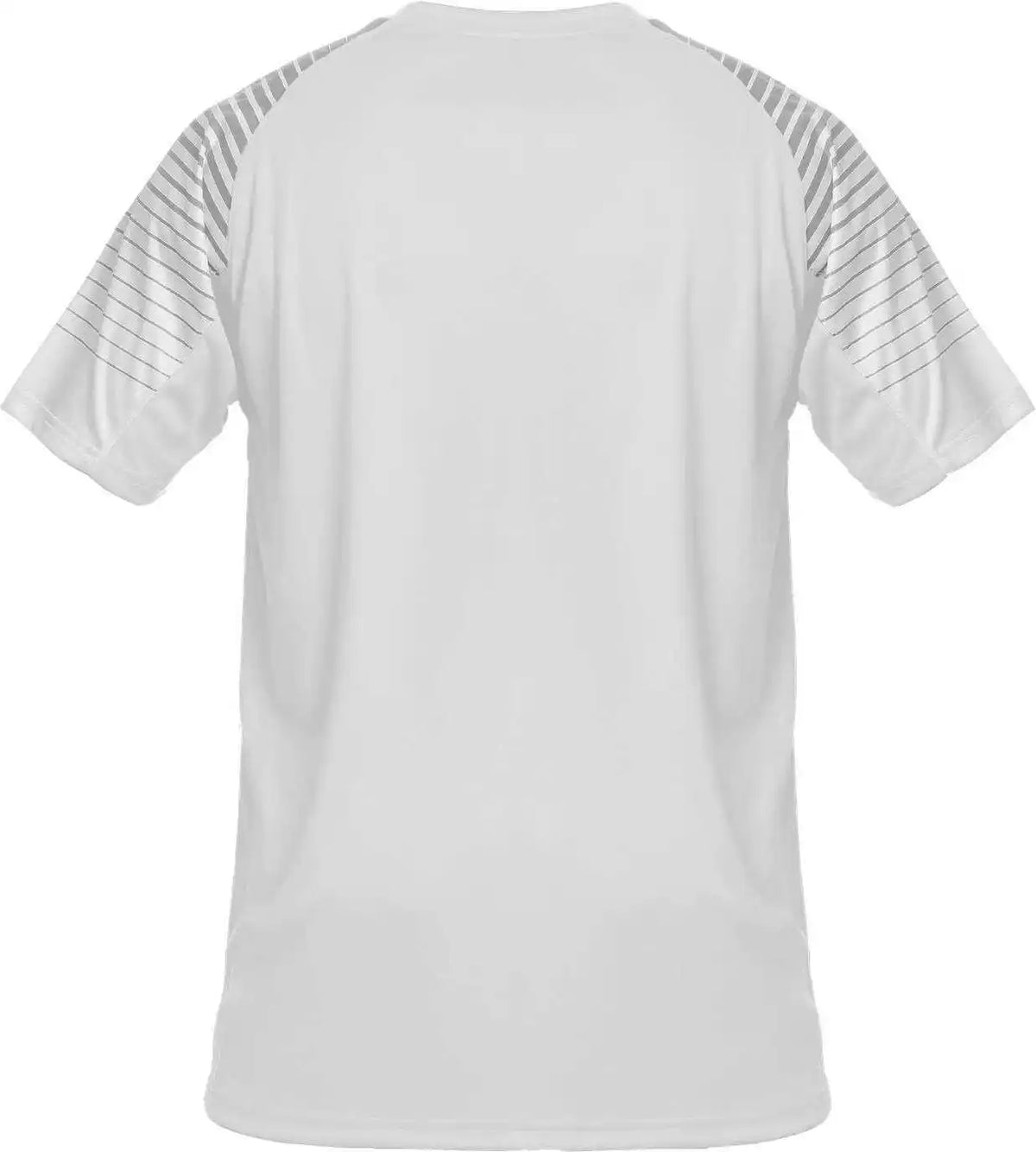 Badger Sport 2210 Lineup Youth Tee White Silver