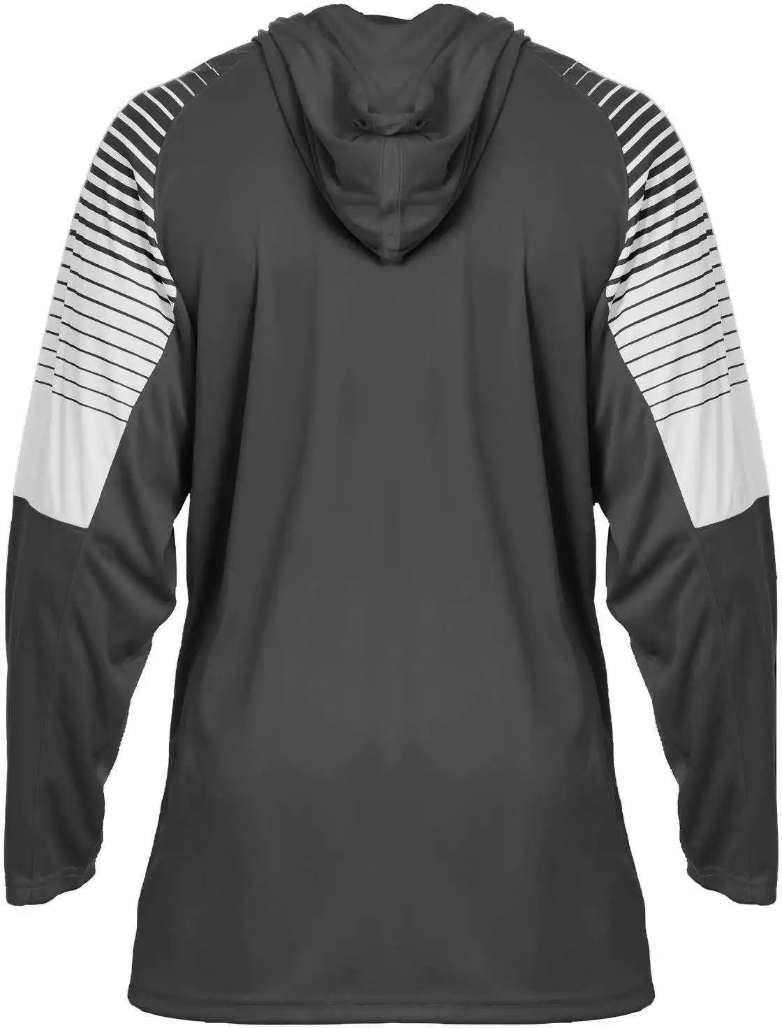 Badger Sport 2211 Lineup Youth Hoodie Tee - Graphite