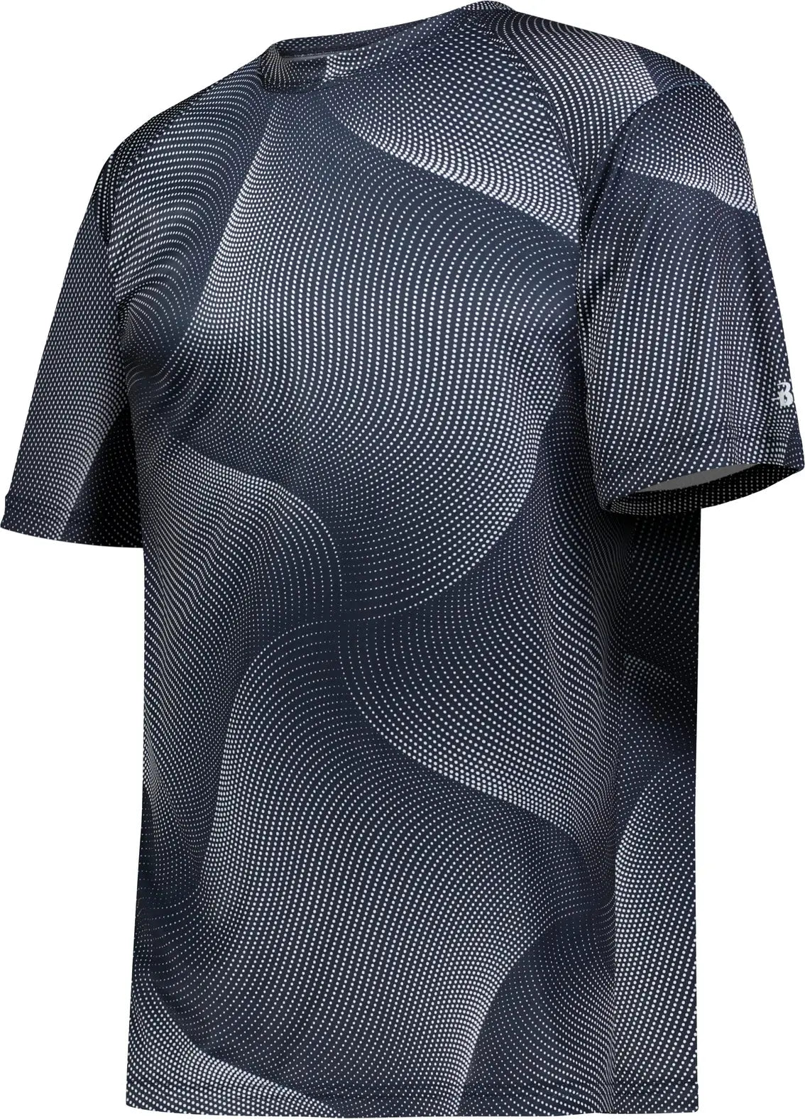 Badger Sport 221300 Youth Warp Tee - Navy - Xs