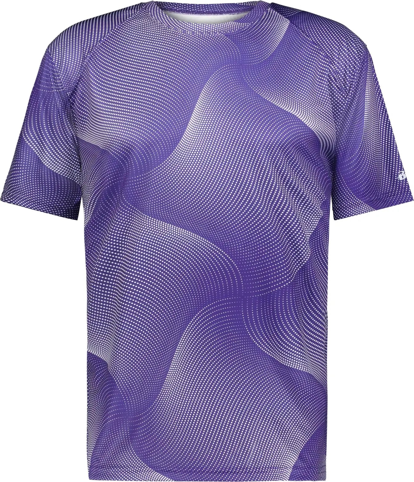 Badger Sport 221300 Youth Warp Tee - Purple - Xs