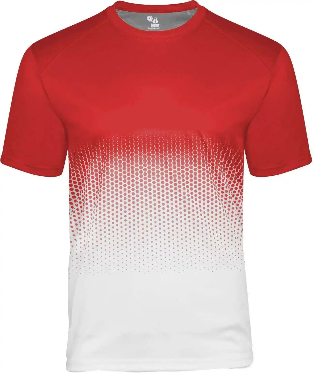Badger Sport 222000 Hex 2.0 Youth Tee - Red