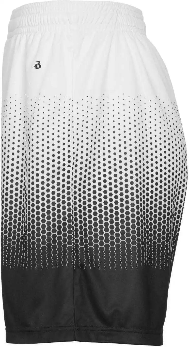 Badger Sport 2221 Hex 2.0 Youth Short - Graphite White
