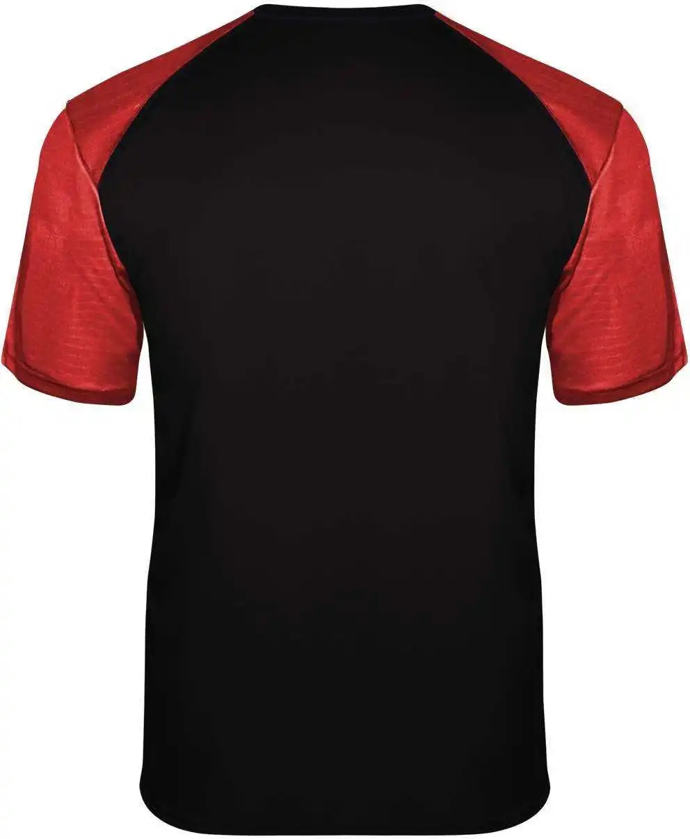 Badger Sport 2230 Breakout Youth Tee - Black Red