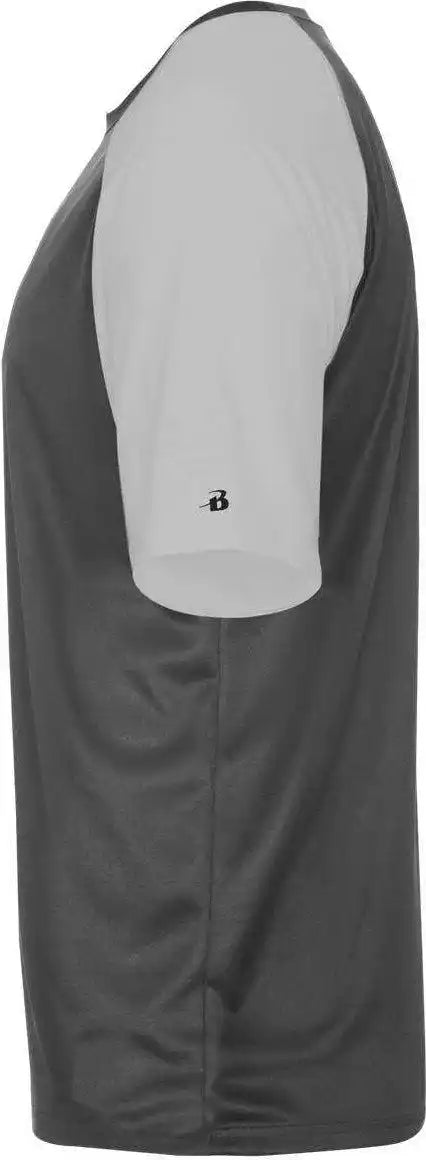 Badger Sport 2230 Breakout Youth Tee - Silver Graphite