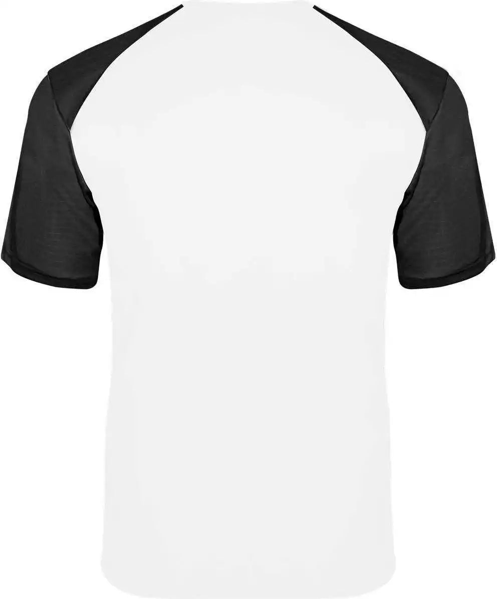 Badger Sport 2230 Breakout Youth Tee - White Black