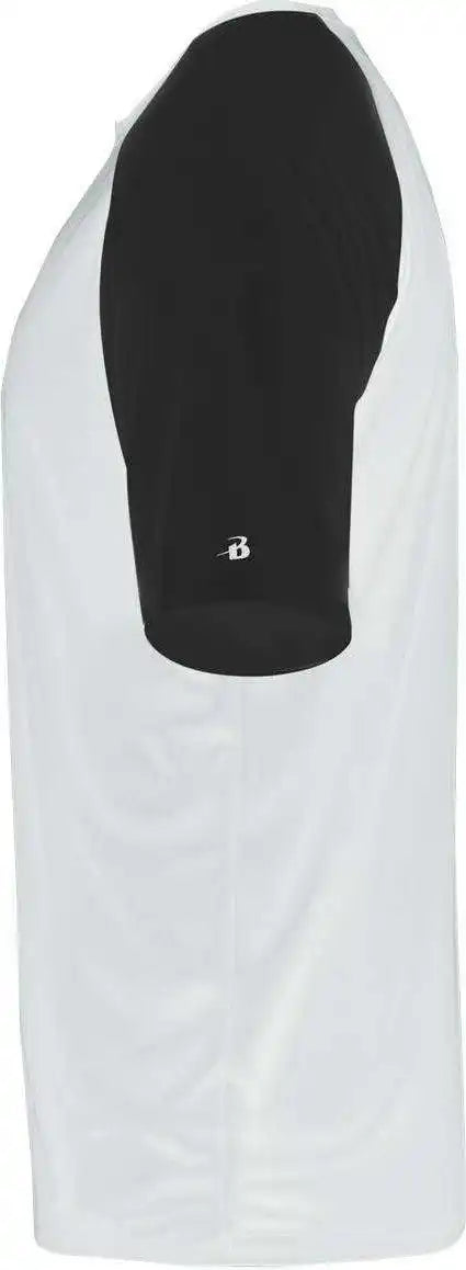 Badger Sport 2230 Breakout Youth Tee - White Black