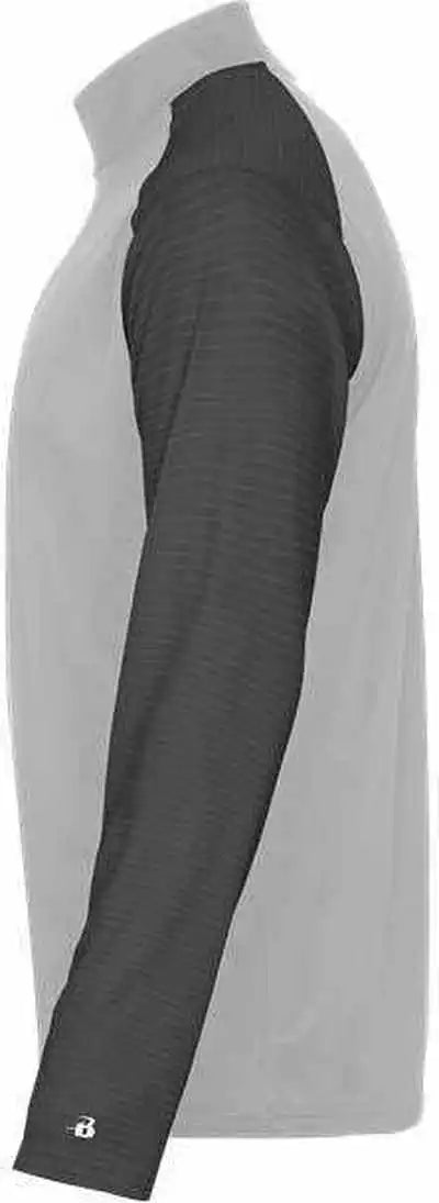 Badger Sport 2231 Breakout Youth 1/4 Zip - Silver Graphite