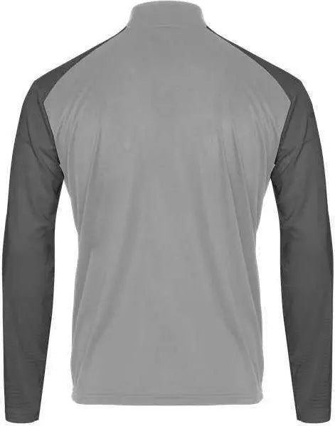 Badger Sport 2231 Breakout Youth 1/4 Zip - Silver Graphite