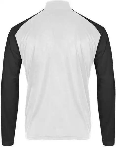 Badger Sport 2231 Breakout Youth 1/4 Zip - White Black