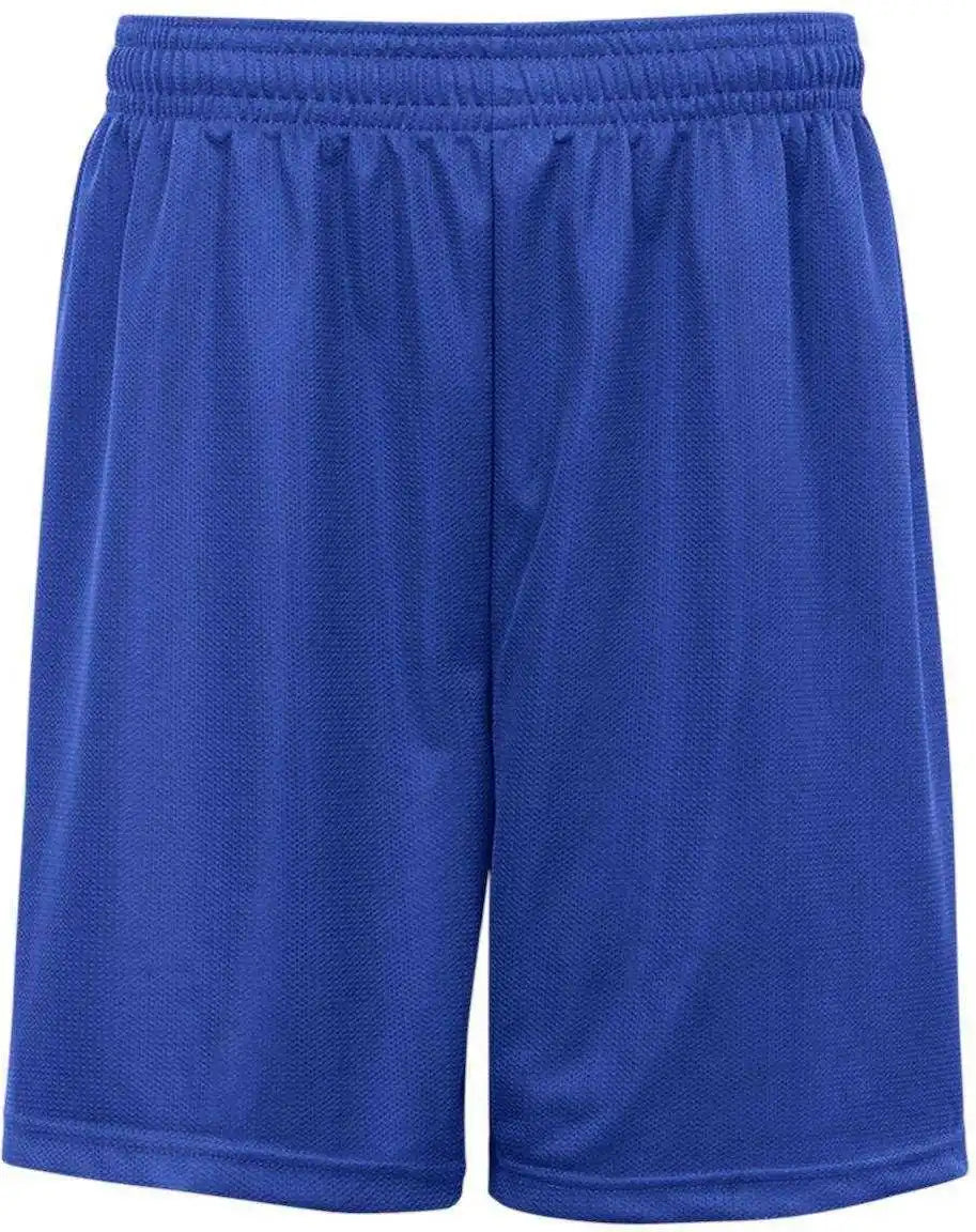 Badger Sport 2237 Youth. Mini Mesh Short - Royal