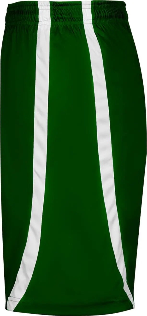 Badger Sport 2244 B-slam Rev. Youth Short - Forest White
