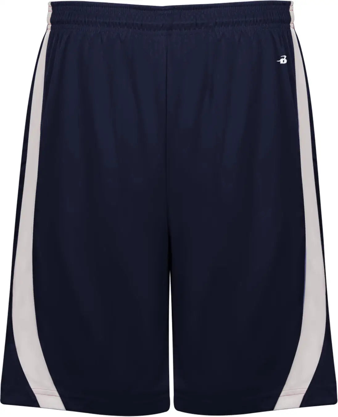 Badger Sport 2244 B-slam Rev. Youth Short - Navy White - s