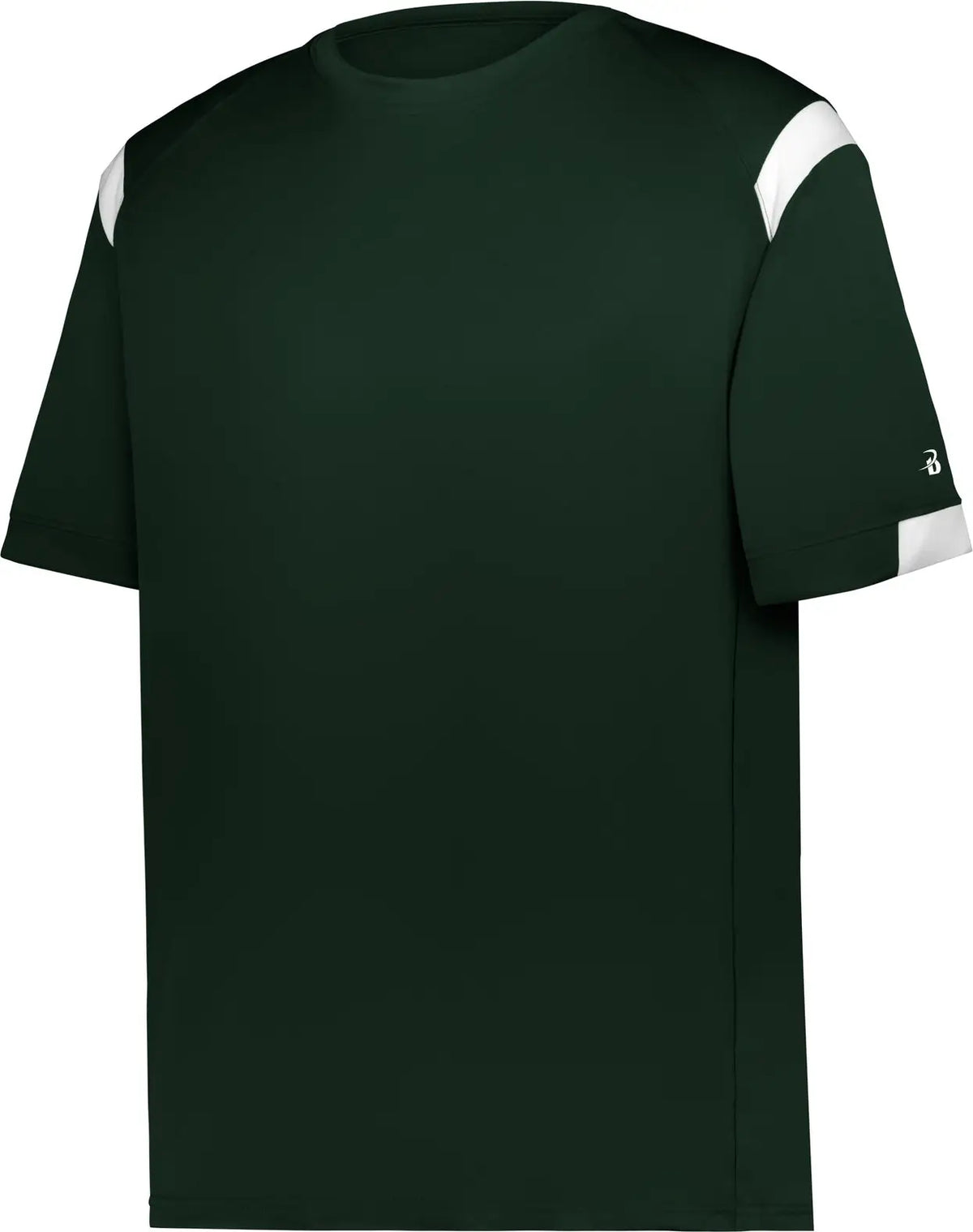 Badger Sport 2251y on the Rise Youth Tee - Forest White
