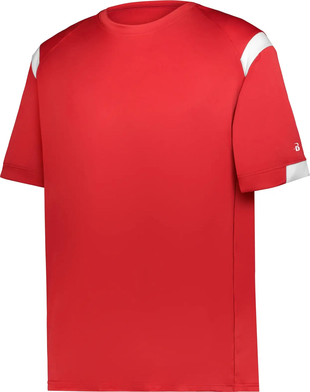 Badger Sport 2251y on the Rise Youth Tee - Red White - Xxs
