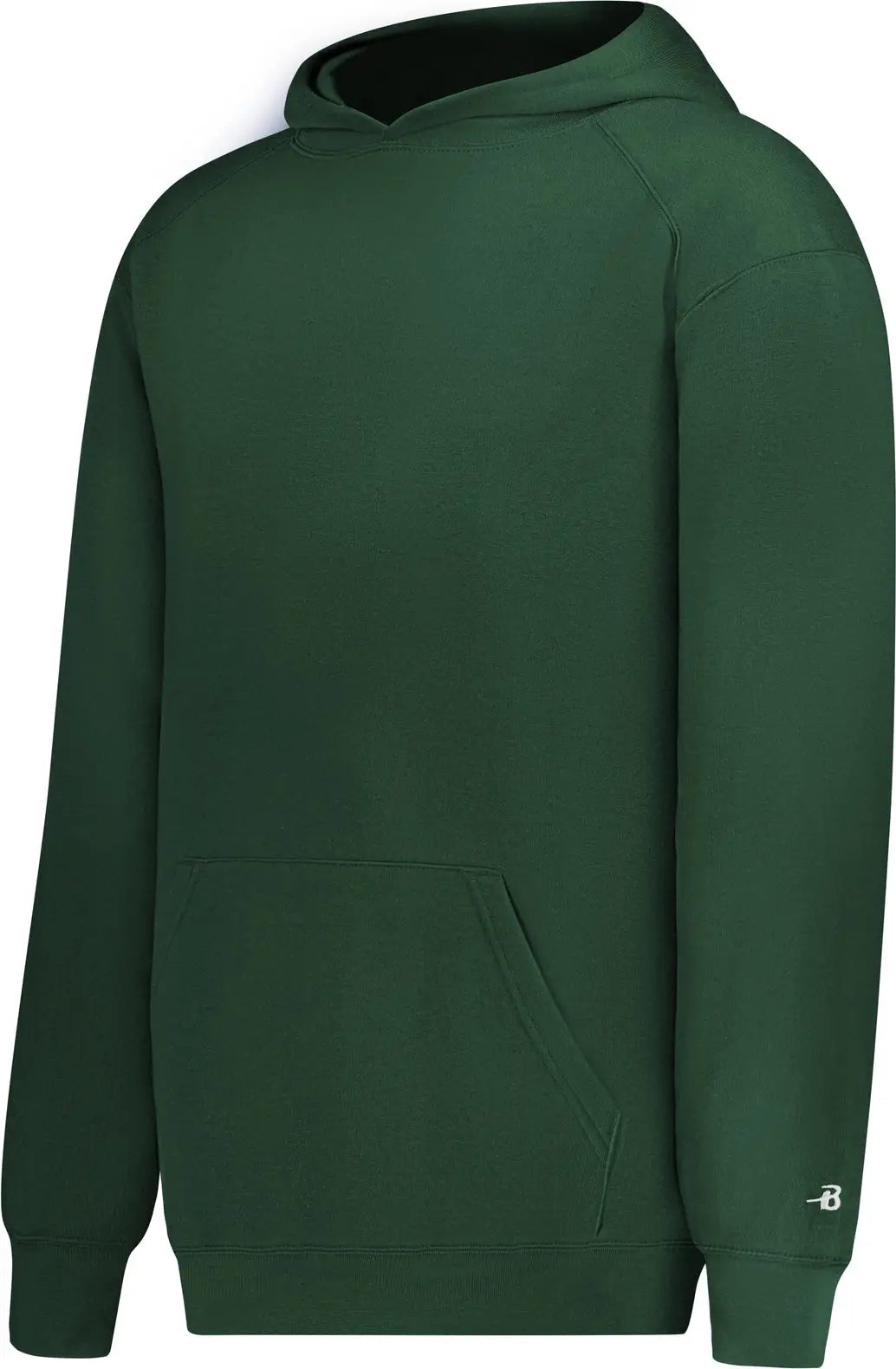 Badger Sport 2254 Youth Hooded Sweatshirt - Forest - Xs