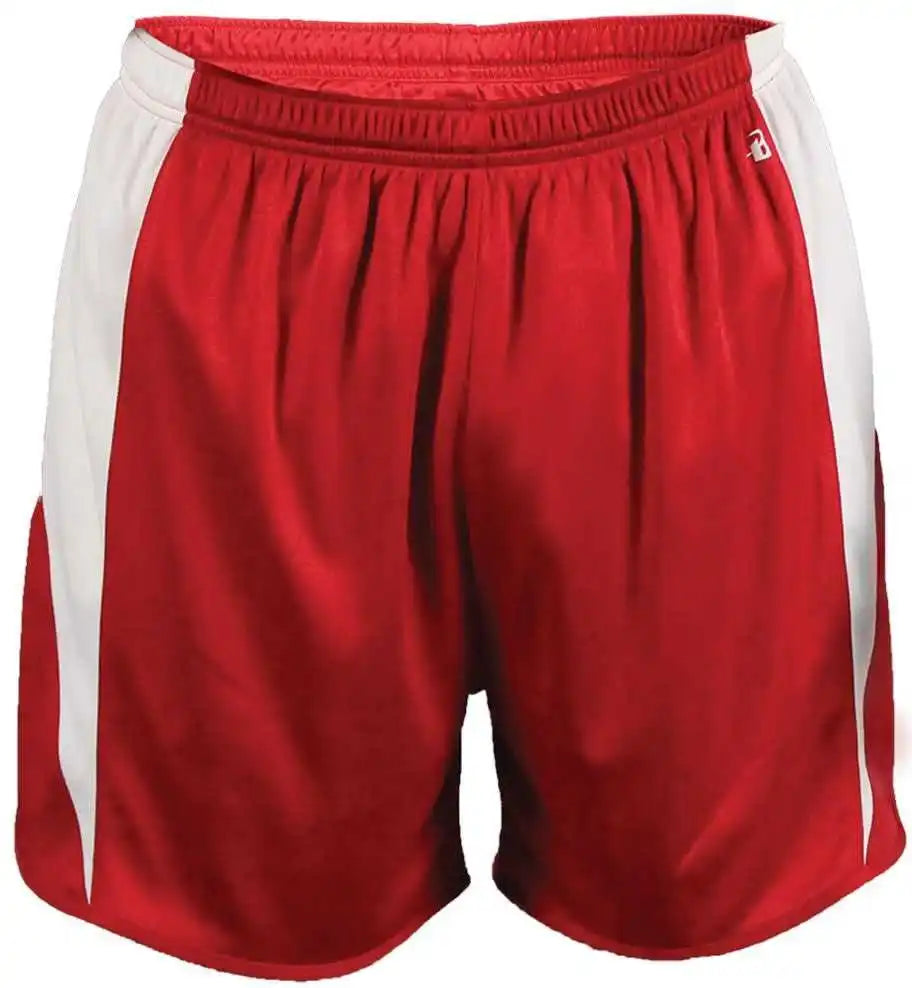 Badger Sport 2273 Stride Youth Short - Red White