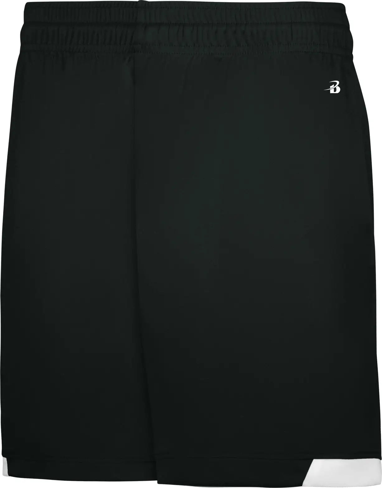 Badger Sport 230100 Youth on the Rise Shorts - Black White