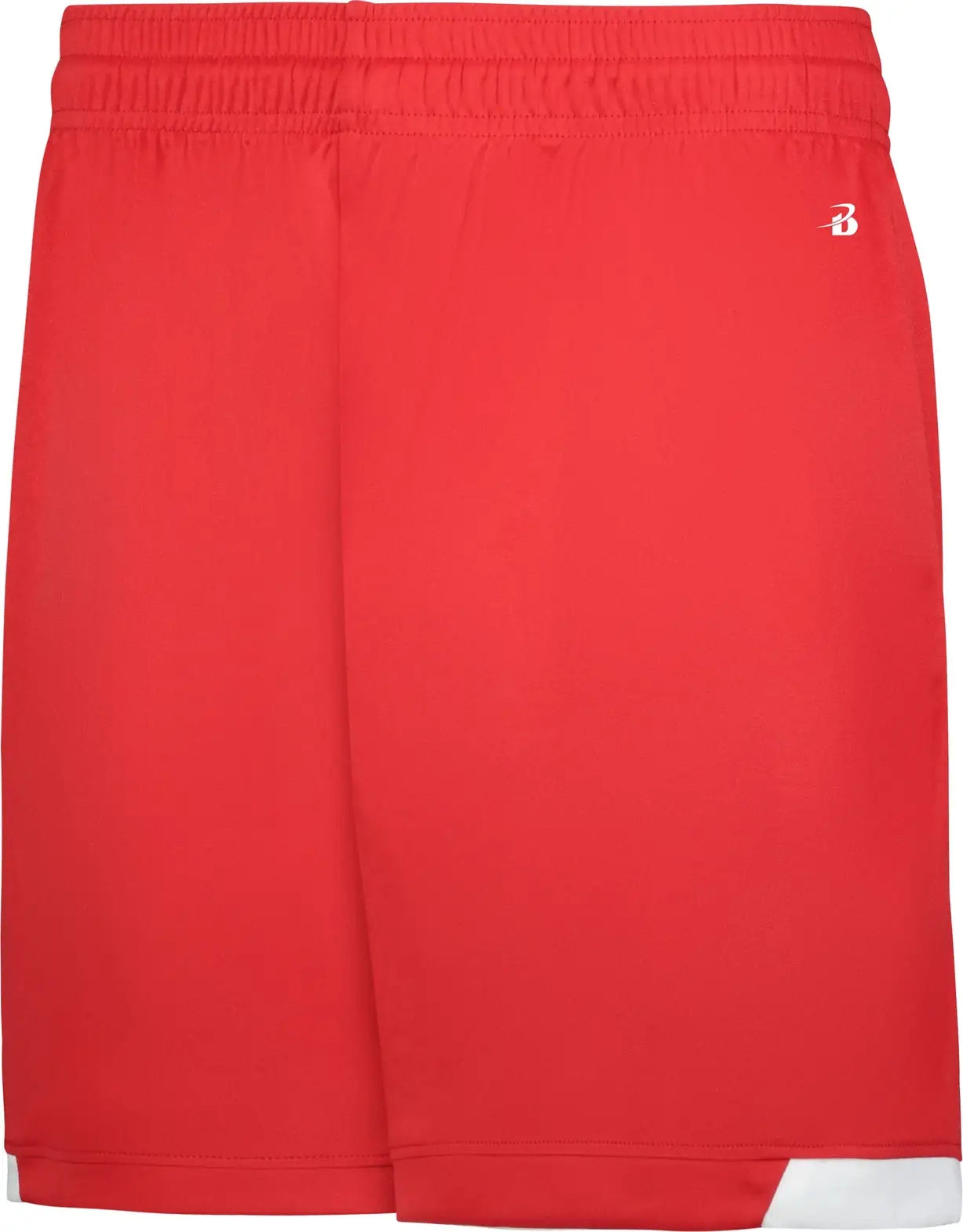 Badger Sport 230100 Youth on the Rise Shorts - Red White
