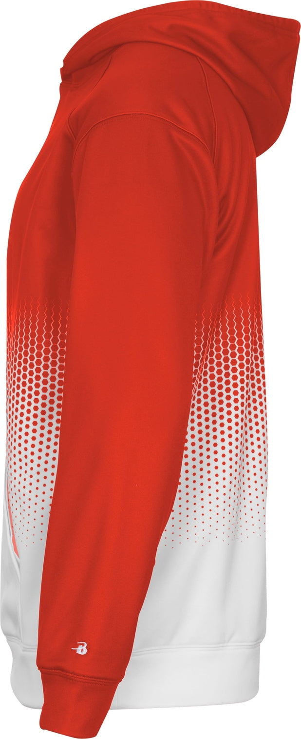 Badger Sport 2404 Hex 2.0 Youth Hoodie - Burnt Orange