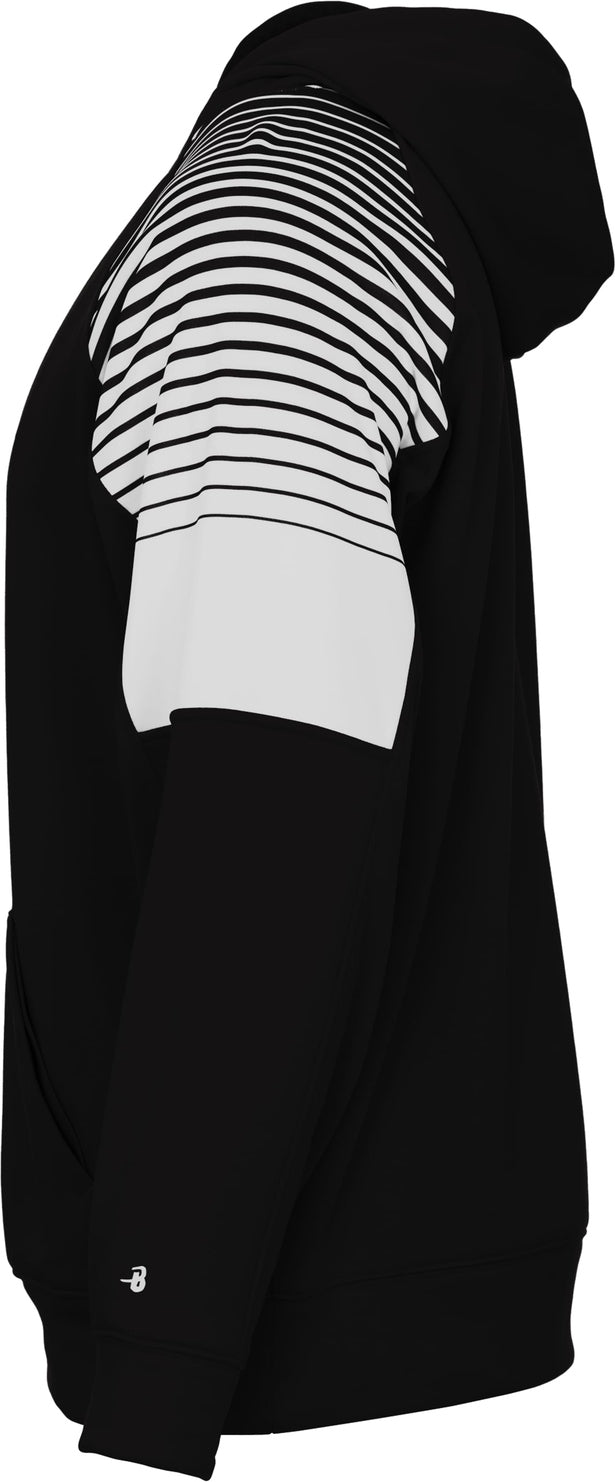 Badger Sport 2405 Lineup Youth Hoodie - Black
