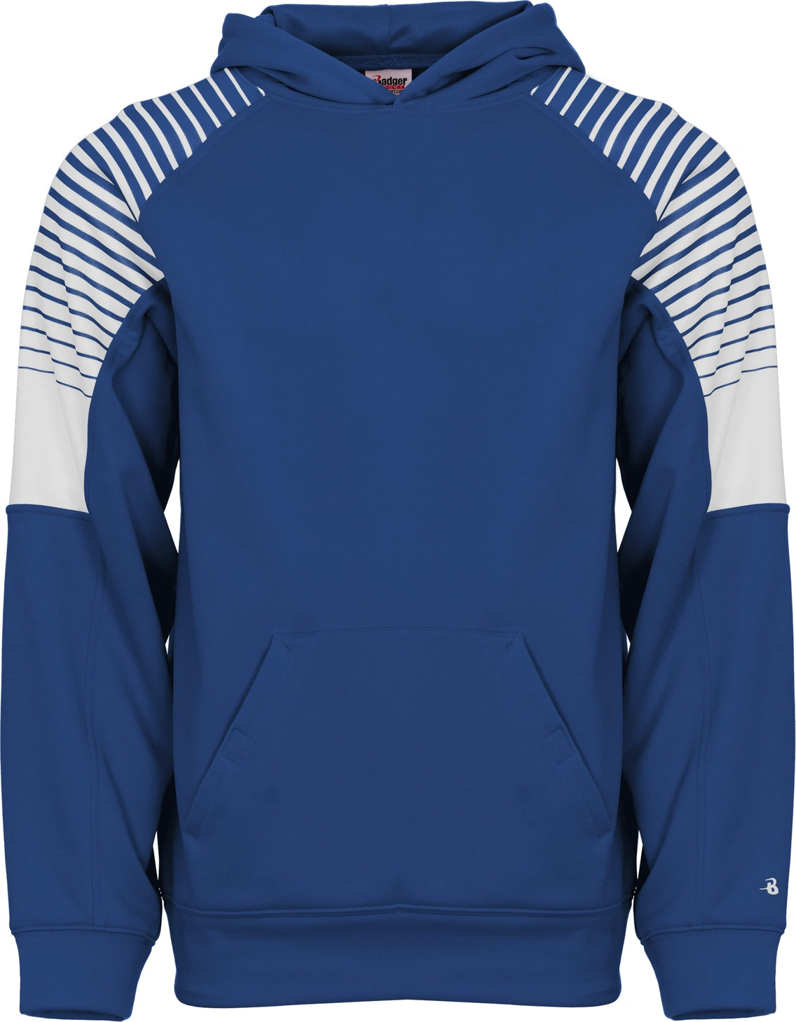 Badger Sport 2405 Lineup Youth Hoodie - Royal - Xs