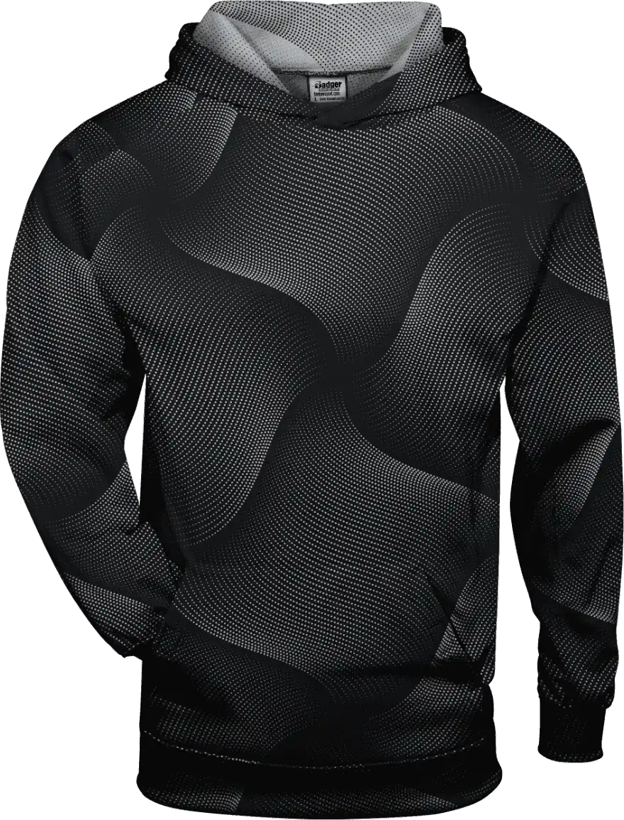 Badger Sport 2413 Warp Youth Hoodie - Black