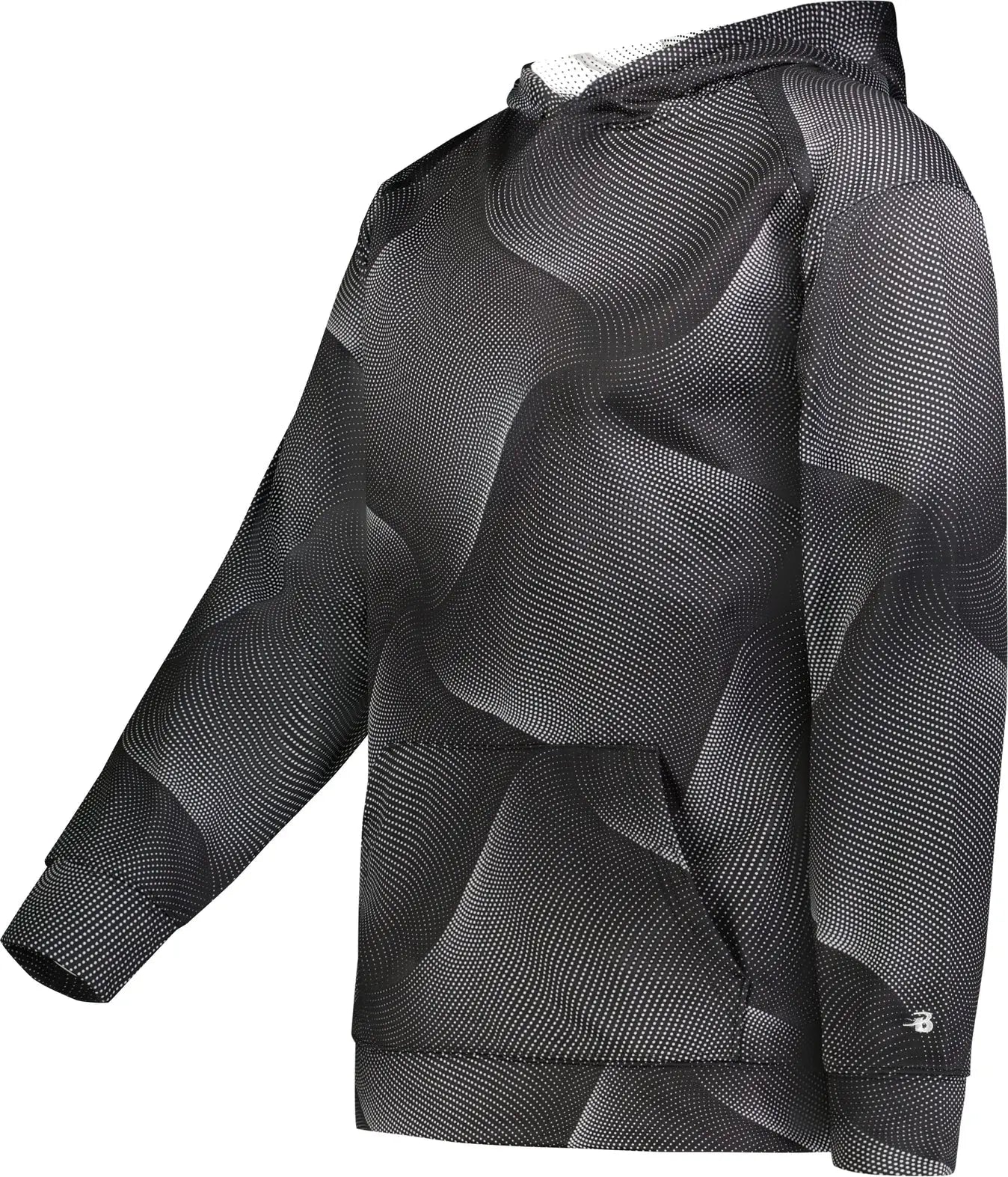 Badger Sport 241300 Youth Warp Fleece Hoodie - Black - Xs