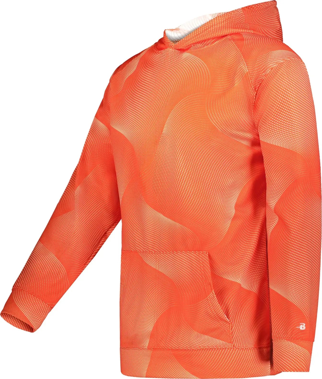 Badger Sport 241300 Youth Warp Fleece Hoodie - Burnt Orange