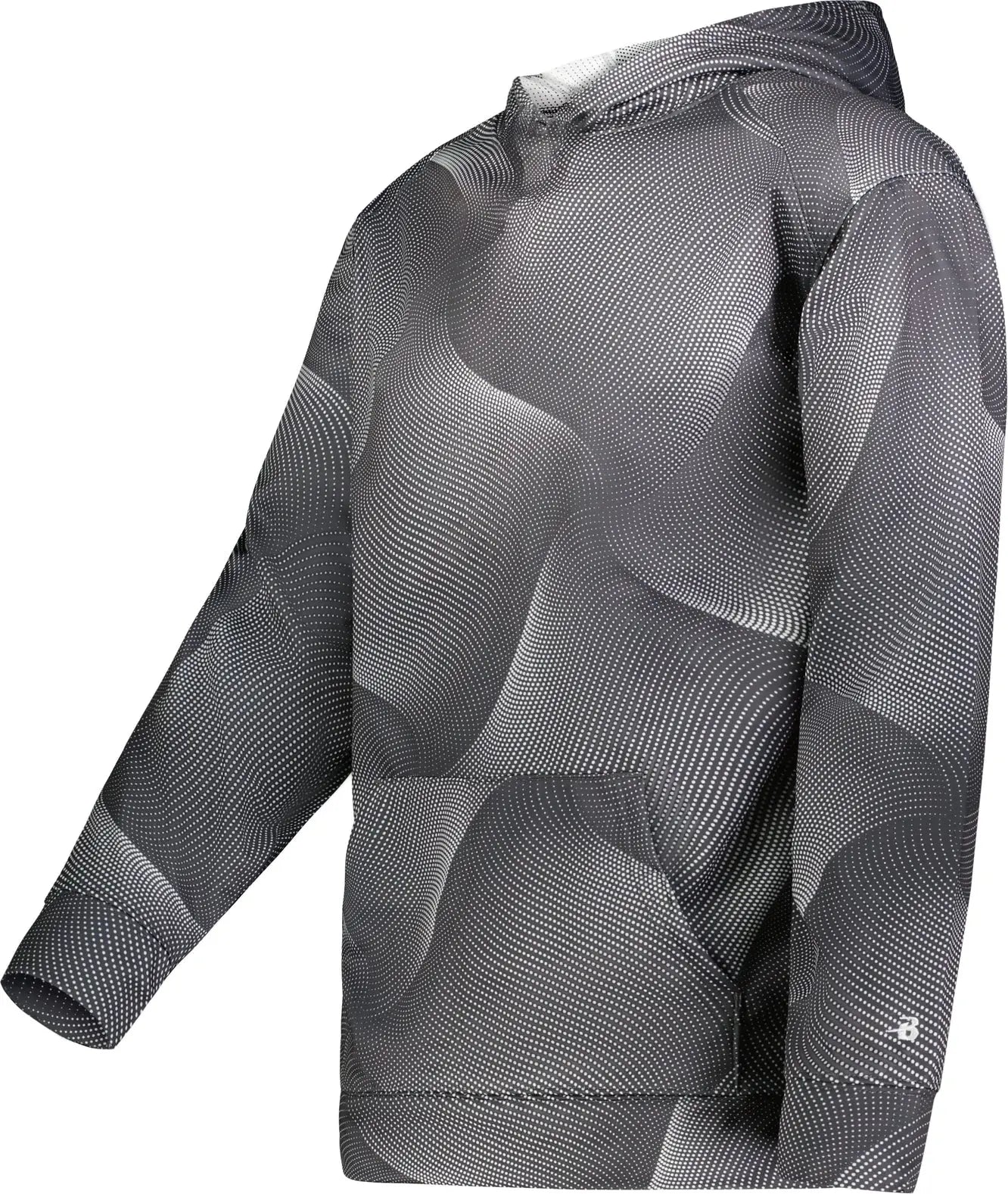 Badger Sport 241300 Youth Warp Fleece Hoodie - Graphite - Dark Gray / Xs