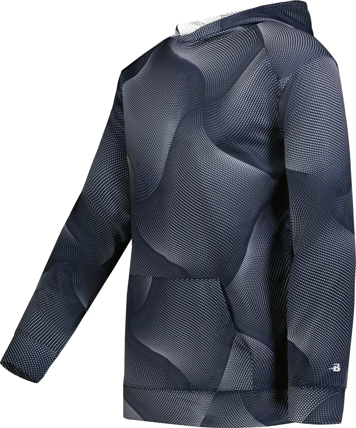 Badger Sport 241300 Youth Warp Fleece Hoodie - Navy - Xs