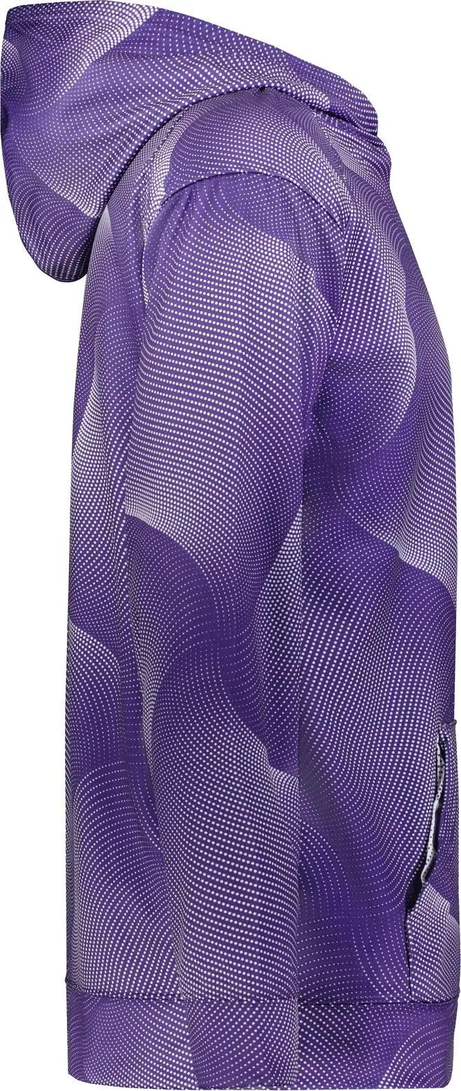 Badger Sport 241300 Youth Warp Fleece Hoodie - Purple