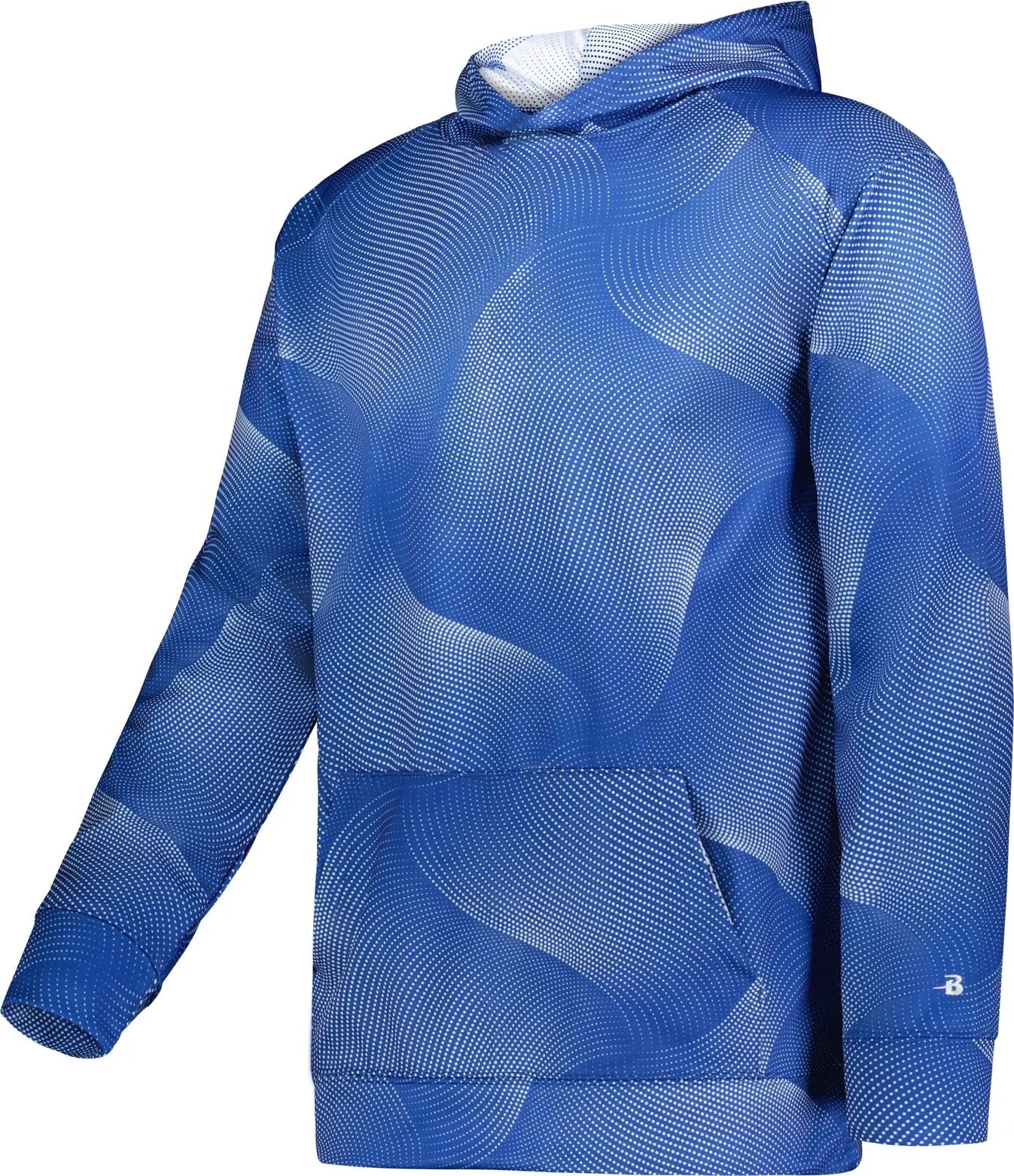 Badger Sport 241300 Youth Warp Fleece Hoodie - Royal