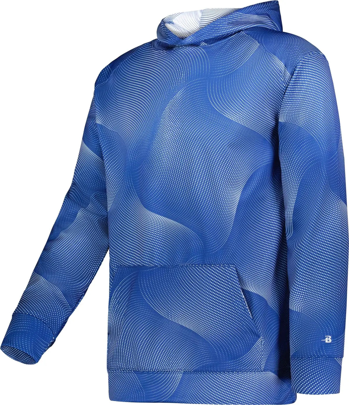 Badger Sport 241300 Youth Warp Fleece Hoodie - Royal - Xs