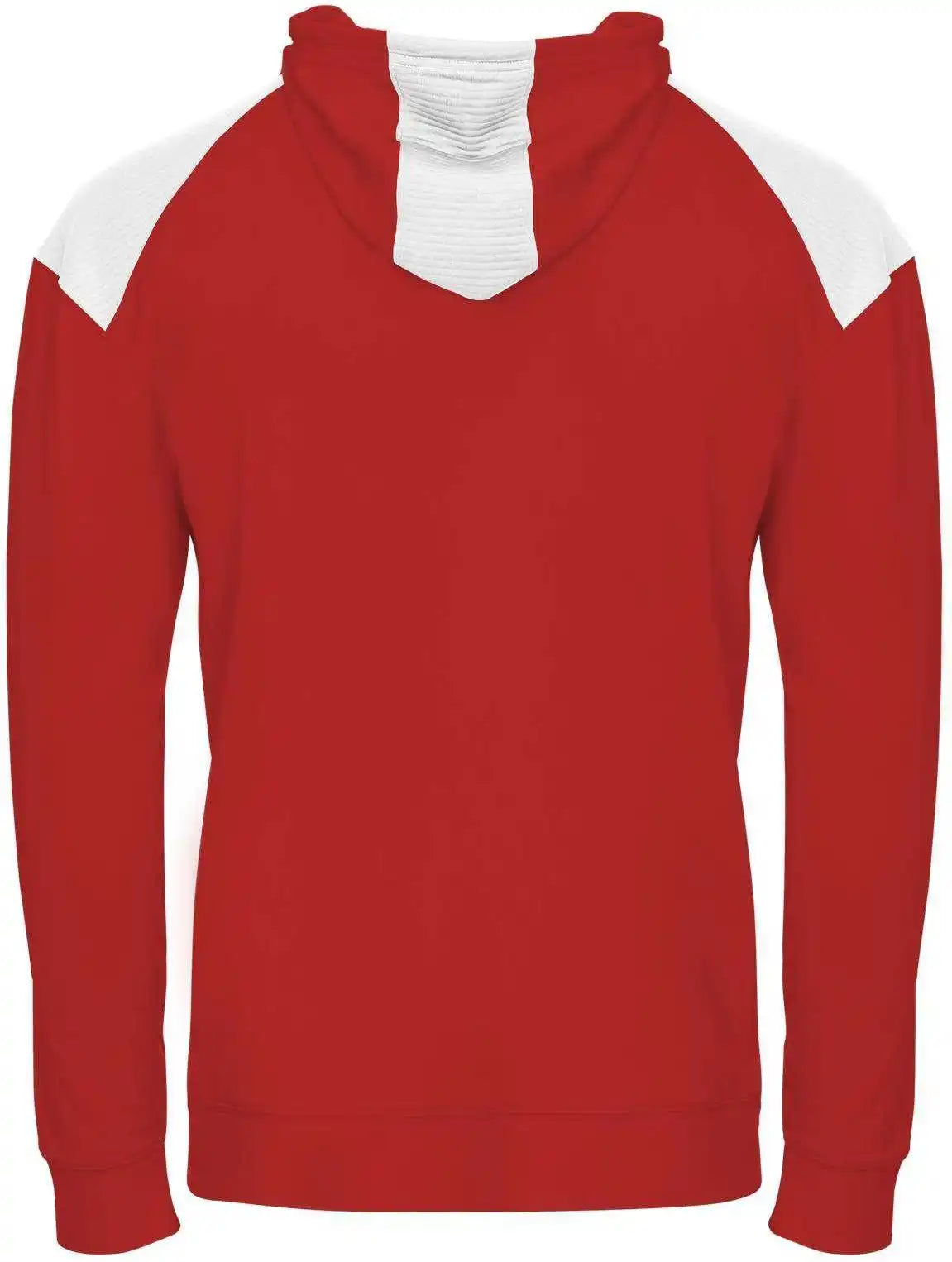 Badger Sport 2440 Breakout Performance Fleece Youth Hoodie - Red White